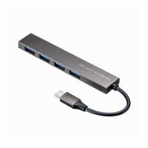 USB Type-C 4ポートスリムハブ USB-3TCH25SN(代引不可)【送料無料】