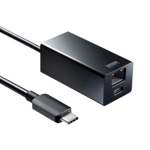 USB Type-Cハブ付き ギガビットLANアダプタ USB-3TCH32BK(代引不可)【送料無料】