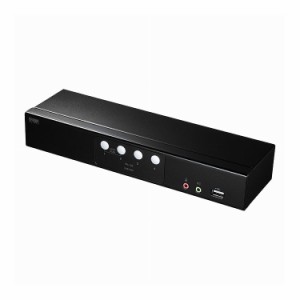 HDMI対応パソコン自動切替器 4:1 SW-KVM4HHC(代引不可)【送料無料】