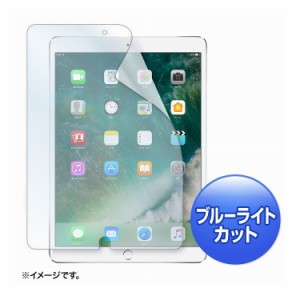 Apple 10.5インチiPad Pro 2017用ブルーライトカット液晶保護指紋反射防止フィルム LCD-IPAD9BCAR(代引不可)【送料無料】