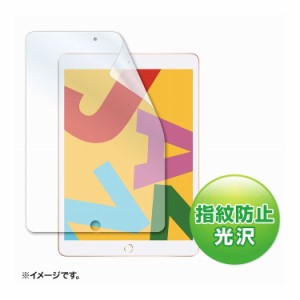 Apple 第7世代iPad10.2インチ用液晶保護指紋防止光沢フィルム LCD-IPAD12KFP(代引不可)