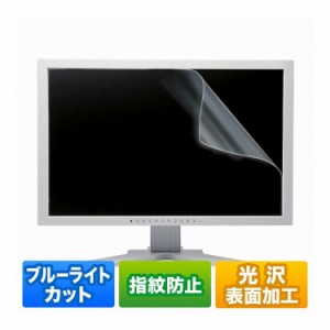 23.8型ワイド対応ブルーライトカット液晶保護指紋防止光沢フィルム LCD-BCG238W(代引不可)【送料無料】