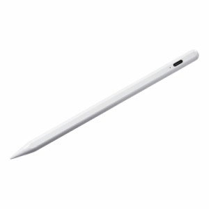 サンワサプライ 【メーカー直送】 Apple iPad専用充電式極細タッチペン ホワイト Apple iPad専用充電式極細タッチペン ホワイト Apple iP
