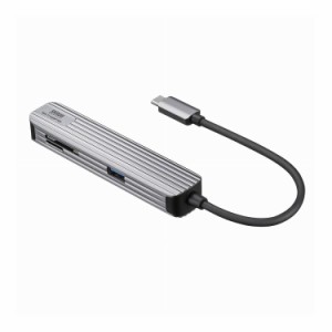 サンワサプライ【メーカー直送】USB Type-C マルチ変換アダプタ HDMI カードリーダー付 DisplayPort Alternate Mode マルチディスプレイ 