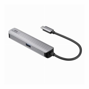 サンワサプライ 【メーカー直送】 USB Type-C マルチ変換アダプタ HDMI+LAN付 DisplayPort Alternate Mode マルチディスプレイ ミラーモ