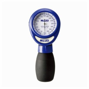 ワンハンド式アネロイド血圧計 HT-1500(ブルー)【送料無料】