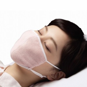 潤いシルクのおやすみ濡れマスク アルファックス マスク 就寝 ベッド 睡眠 おやすみ 424604
