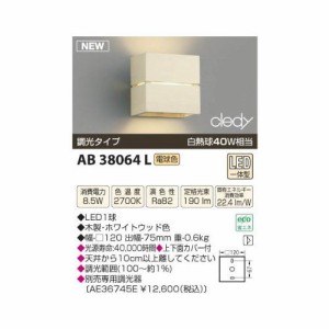 コイズミ LEDブラケットライト AB38064L 【設置工事不可】【送料無料】