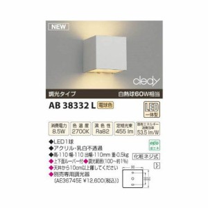 コイズミ LEDブラケットライト AB38332L 【設置工事不可】【送料無料】