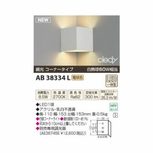 コイズミ LEDブラケットライト AB38334L 【設置工事不可】【送料無料】