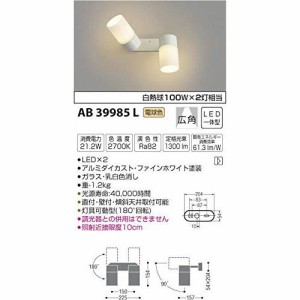 コイズミ LEDブラケットライト AB39985L 【設置工事不可】【送料無料】