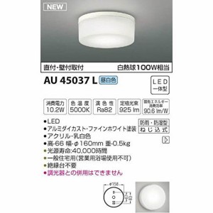 コイズミ LED防雨ブラケット AU45037L 【設置工事不可】【送料無料】