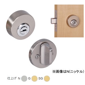 川口技研 サムターン 本締錠 SF-5G B/S51mm【0004-00837】【送料無料】