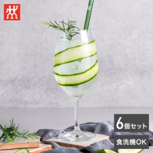 ツヴィリング ホワイトワイン グラス 6pcsセット ギフト 【日本正規販売品】 36300-820 ZWILLING シンプル ワイン(代引不可)【送料無料】