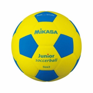 ミカサ(MIKASA) スマイルサッカーボール 3号球 イエロー×ブルー SF3JYBL