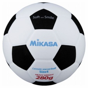 ミカサ(MIKASA) スマイルサッカーボール 4号球 ホワイト×ブラック SF428WBK