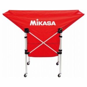ミカサ(MIKASA) MIKASA ミカサ 携帯用折り畳み式ボールカゴ(舟型) レッド ACBC210R【送料無料】