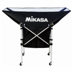 ミカサ(MIKASA) MIKASA ミカサ 携帯用折り畳み式ボールカゴ(舟型) ブラック ACBC210BK【送料無料】