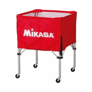 ミカサ(MIKASA) 器具 ボールカゴ 箱型・中(フレーム・幕体・キャリーケース3点セット) BCSPS 【カラー】レッド【送料無料】