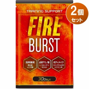 FIRE BURST 2袋セット L-カルニチン BCAA サプリ 厳選素材 30日分