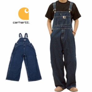 Carhartt カーハート デニム オーバーオール サロペット つなぎ ロングパンツ 作業着 つなぎ服 オールインワン ペインターパンツ 春夏秋 