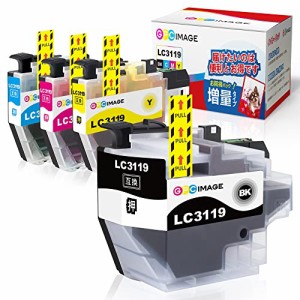 GPC Image LC3119 LC3119-4PK ブラザー 用 インク lc3119 純正と併用可能 LC3117 lc3117-4pk