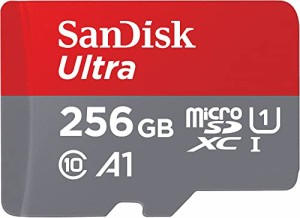 SanDisk (サンディスク) 256GB Ultra microSDXC 150MB/秒+SDアダプター ブラック