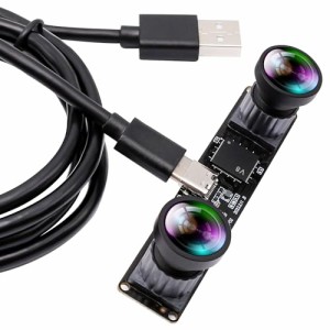 60fps 同期 USB カメラ ELP 4MP USB カメラモジュール 3840X 1080P 3D ステレオ USB ウェブカメラ PC