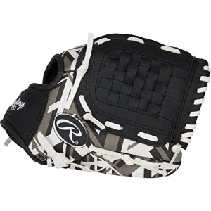 Rawlings リミックスシリーズ ユース用 野球グローブ 右利き用 ブラック/ホワイト/グレー 9インチ (3~5歳用) (AMAREM91