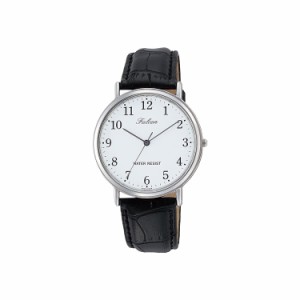 [シチズン Q&Q] 腕時計 アナログ 防水 革ベルト Q996-304 メンズ ホワイト