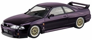 青島文化教材社 1/32 ザ・スナップキットシリーズ ニッサン R33 スカイライン GT-R カスタムホイール (ミッドナイトパープル) 色分