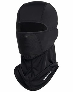 [SoeKewo] バラクラバ 夏用 フェイスマスク 冷感 目出し帽 ネックガード 通気 吸汗速乾 バイク 自転車 サイクリング アウトドアスポ
