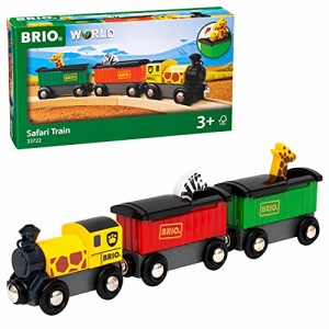 BRIO (ブリオ) WORLD サファリトレイン 3両編成 [ 機関車 おもちゃ ] 33722