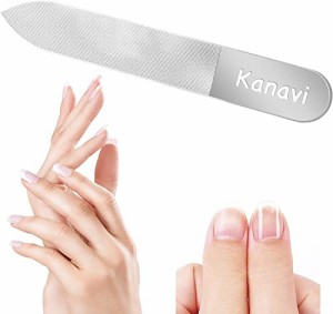 2024年改良版Kanavi 爪やすり 爪磨き ガラス製 ピカピカ 最新ナノ技術が生んだ全く新しい ネイルケア ネイルシャイナ― つめみがき つ