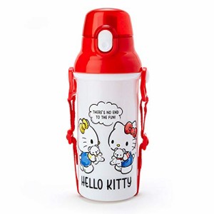 サンリオ 子供用 水筒 480ml 直飲み ワンタッチ 日本製 抗菌 プラスチック ボトル ハローキティ キティちゃん hello kitty
