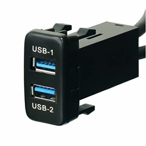 トヨタ車系用 TOYOTA用 USB3.0入力ポート オーディオ中継 オーディオパーツ 2*AUDIOポート USB3.0延長パネル スイッチホ