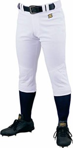 [ゼット] ウェア ウエア ユニフォームパンツ ズボン レギュラーパンツ 野球 ユニフォームパンツ ズボン ヒザ ホワイト M