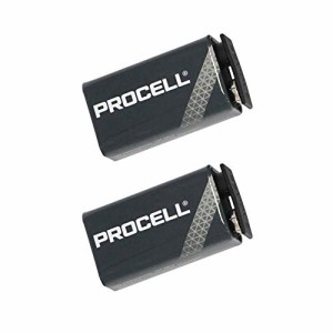 DURACELLPROCELL デュラセル プロセル 9V電池 エフェクター/楽器用アルカリ電池 2個セット DP-9V-2pcs