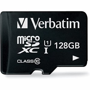 バーベイタム (Verbatim) microSD 128GB 最大90MB/s UHS-1 U1 class10 アイ・オー・データ機器による