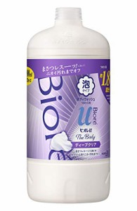 大容量 ビオレu ザ ボディ 〔 The Body 〕 泡タイプ ディープクリア ハーバルフレッシュの香り つめかえ用 800ml 「高潤滑処方