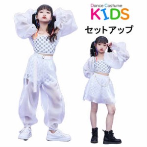 【短納期】ダンス服 女の子 ダンス衣装 ヒップホップ hiphop jazz ガールズ ジャズ ダンスウェア キッズ 衣装 シースルー 肌見え へそ出