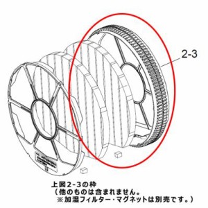 SHARP 　加湿空気清浄機用　加湿フィルター枠（ギア付）　2801380022