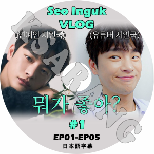 K-POP DVD Seo In Guk VLOG #1 EP01-EP05 日本語字幕あり Seo InGuk SeoInGuk ソイングク KPOP DVD