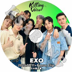 K-POP DVD EXO KILLING VOICE+BEHIND 2023.07.11 日本語字幕あり EXO エクソ スホ べッキョン チャニョル カイ セフン シウミン チェン E