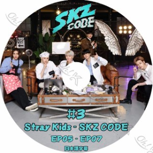 K-POP DVD STRAY KIDS SKZ CODE #3 EP05-EP07 日本語字幕あり Stray Kids ストレイキッズ 韓国番組収録 STRAY KIDS KPOP DVD