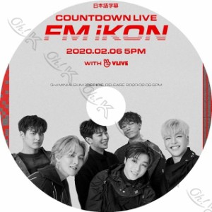 K-POP DVD iKON COMEBACK COUNTDOWN LIVE -2020.02.06- 日本語字幕あり iKON アイコン 韓国番組収録DVD iKON KPOP DVD