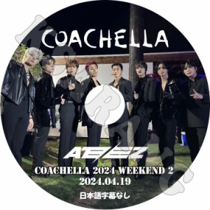 K-POP DVD ATEEZ COACHELLA 2024 WEEKEND 2 2024.04.19 日本語字幕なし ATEEZ エーティーズ ATEEZ KPOP DVD