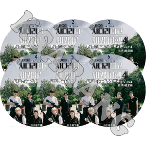 K-POP DVD EXO あみだで世界旅行4 6枚SET EP1-EP12 完 日本語字幕あり EXO エクソ スホ べッキョン チャニョル ディオ セフン シウミン 