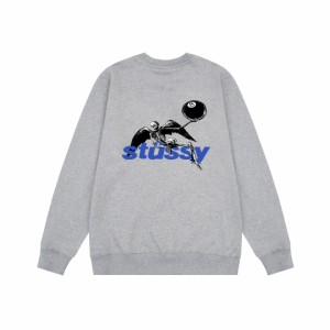 Stussyステューシー黒球8髑髏oフード付きパーカー