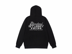 Stussyステューシー全球部落冠字母0フード付きパーカー